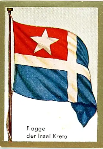 Sammelbild Historische Fahnen Bild 232, Flagge der Insel Kreta