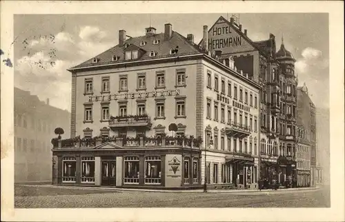 Ak Chemnitz Sachsen, Hotel Herrmann