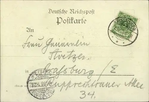 Ak Fénétrange Finstingen Lothringen Moselle, Bahnhof, Bahnhofstraße, Totalansicht vom Rebberg aus