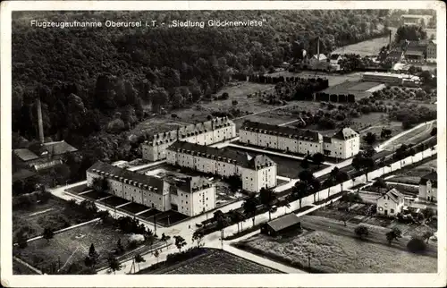 Ak Oberursel im Taunus Hessen, Siedlung Glöcknerwiese, Fliegeraufnahme