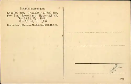 Ak Schmalspurige Baulokomotive für Kohlenfeuerung, Spurless