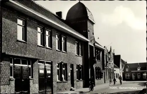 Ak Hoek Zeeland Niederlande, Gemeentehuis