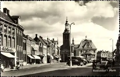 Ak Roosendaal Nordbrabant Niederlande, Markt