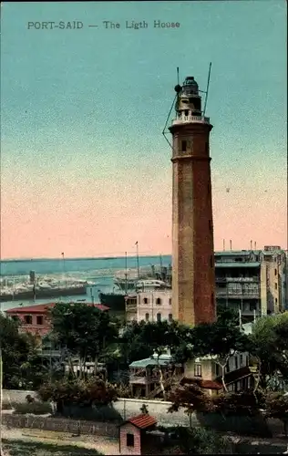 Ak Port Said Ägypten, The Lighthouse