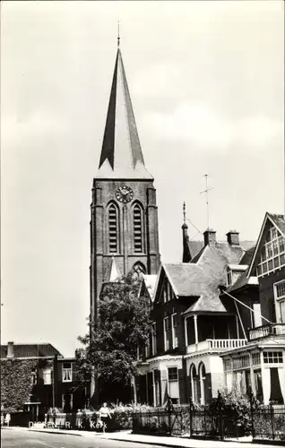 Ak Dieren Gelderland, Straßenpartie, Kirche