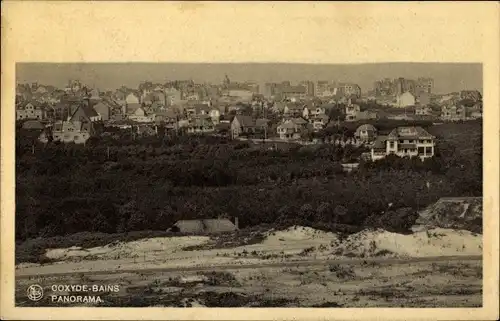 Ak Koksijde Coxyde Bains Westflandern, Panorama