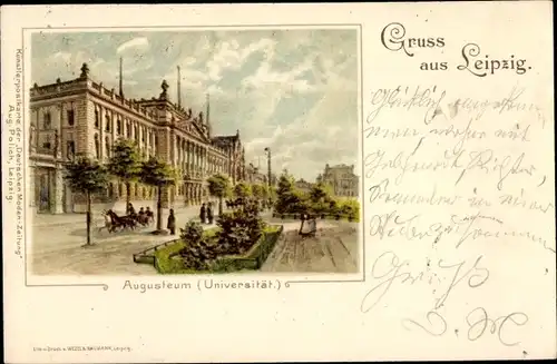 Litho Leipzig in Sachsen, Augusteum, Universität
