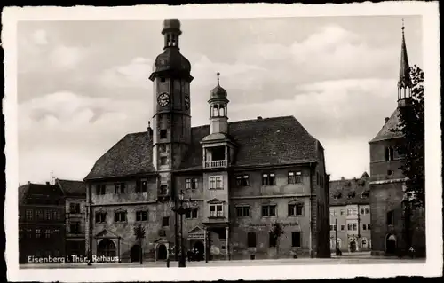 Ak Eisenberg in Thüringen, Rathaus