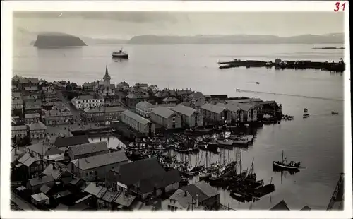 Foto Hammerfest Norwegen, Blick auf den Hafen, Boote