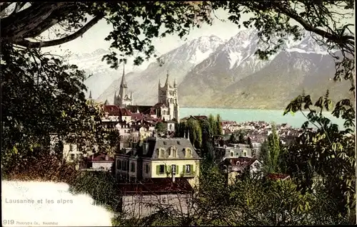 Ak Lausanne Kanton Waadt, Les Alpes