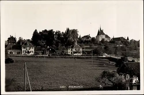 Ak Avenches Kanton Waadt, Blick auf den Ort