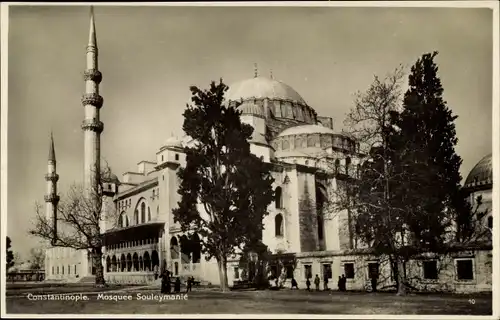 Ak Konstantinopel Istanbul Türkei, Mosquée Souleymanié, Moschee