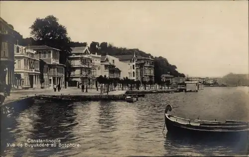 Ak Konstantinopel Istanbul Türkei, Vue de Buyukdere au Bosphore