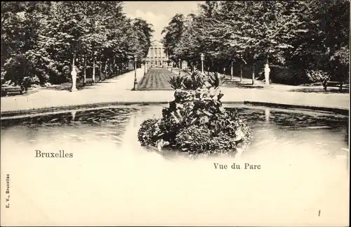 Ak Bruxelles Brüssel, Vue du Parc