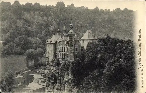 Ak Walzin Dinant Wallonien Namur, Vue du Château