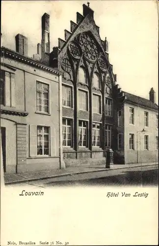 Ak Louvain Leuven Flämisch Brabant, Hotel Van Lestig