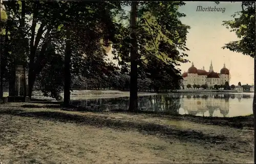 Ak Moritzburg in Sachsen, Jagdschloss