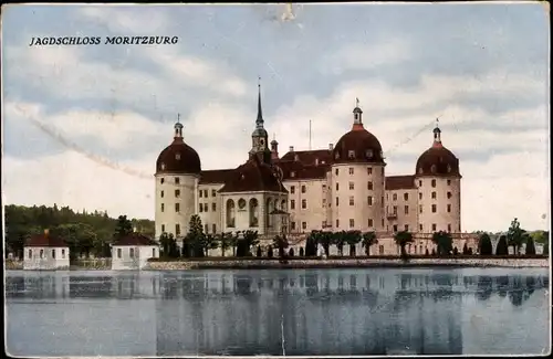 Ak Moritzburg in Sachsen, Jagdschloss