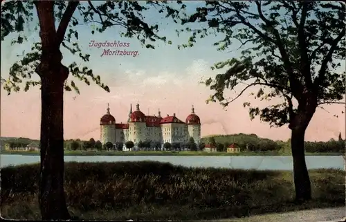 Ak Moritzburg in Sachsen, Jagdschloss