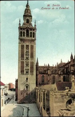 Ak Sevilla Andalusien, Exterior de la Catedral