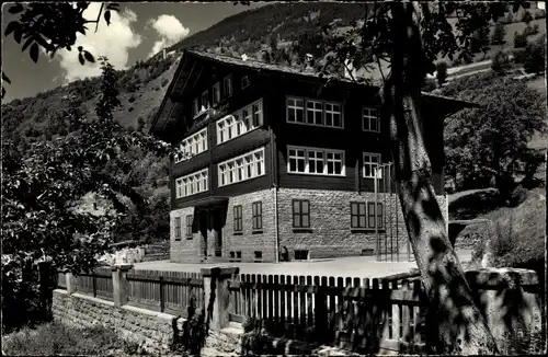 Ak Mörel Kanton Wallis, Schulhaus