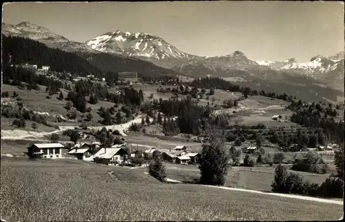 Ak Bluche Randogne Kanton Wallis, Totalansicht, Montana