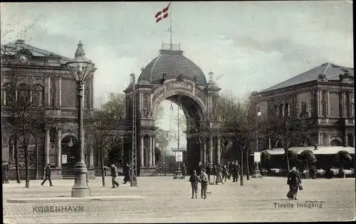 Ak København Kopenhagen Dänemark, Tivolis Indgang