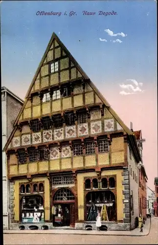 Ak Oldenburg im Großherzogtum Oldenburg, Haus Degode