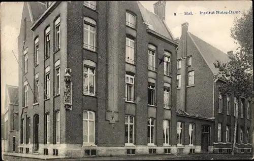 Ak Hal Flämisch Brabant Flandern, Institut Notre-Dame