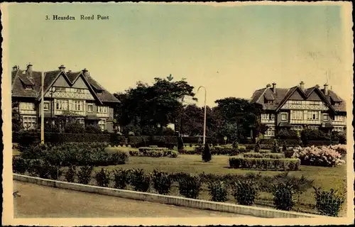 Ak Heusden Zolder Flandern Limburg, Rond Punt, Parkfläche