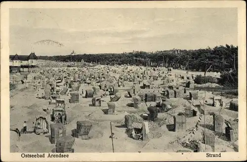 Ak Ostseebad Arendsee Kühlungsborn, Strand
