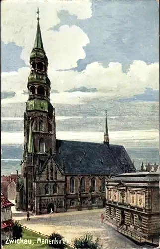 Ak Zwickau in Sachsen, Marienkirche