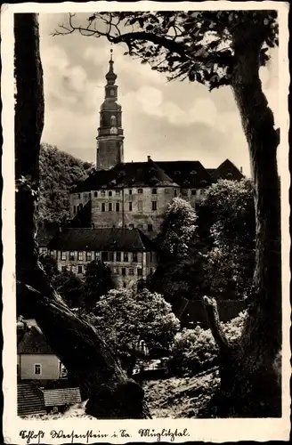 Ak Weesenstein im Müglitztal Sachsen, Schloss Weesenstein, Schlossgasthof