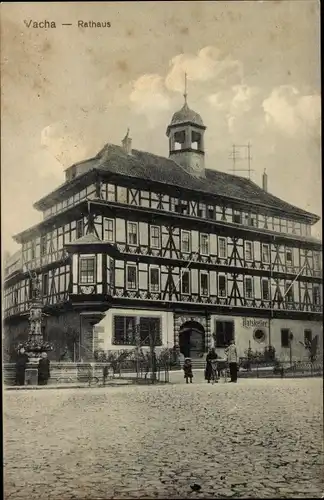 Ak Vacha in der Rhön Thüringen, Rathaus