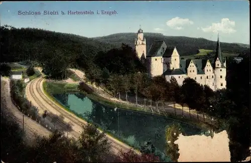 Ak Stein Hartenstein in Sachsen, Schloss Stein