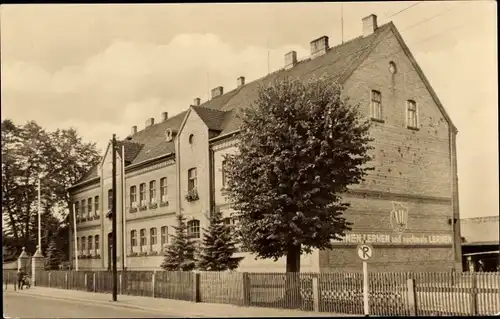 Ak Ruhland in der Oberlausitz, Geschwister-Scholl-Schule