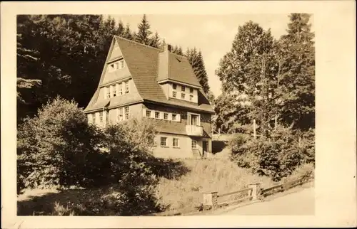 Ak Allersdorf Herschdorf Thüringen, Bad Finkenmühle, FDGB Erholungsheim, Haus Waldeck