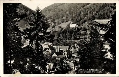 Ak Sitzendorf in Thüringen, Totalansicht