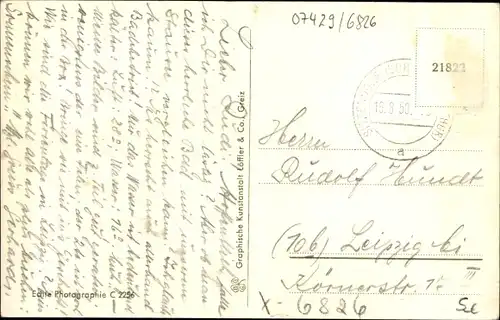 Ak Sitzendorf in Thüringen, Schwimmbad