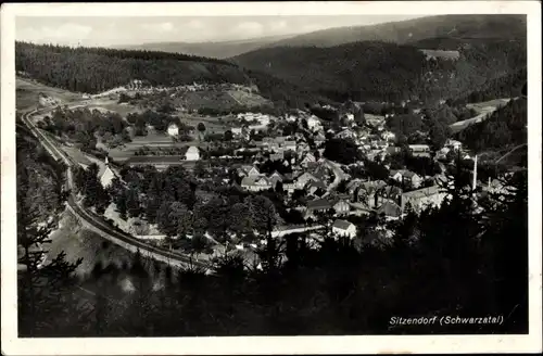Ak Sitzendorf in Thüringen, Totalansicht
