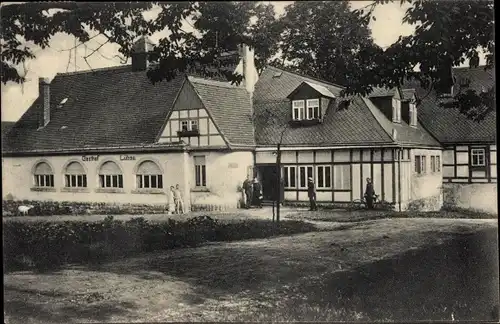 Ak Lübau Rabenau Erzgebirge, Gasthof, Außenansicht