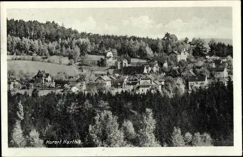 Ak Hartha Hintergersdorf Tharandt im Erzgebirge, Totalansicht