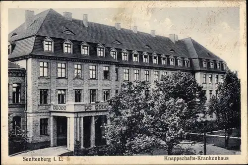 Ak Senftenberg in der Niederlausitz, Knappschafts-Krankenhaus