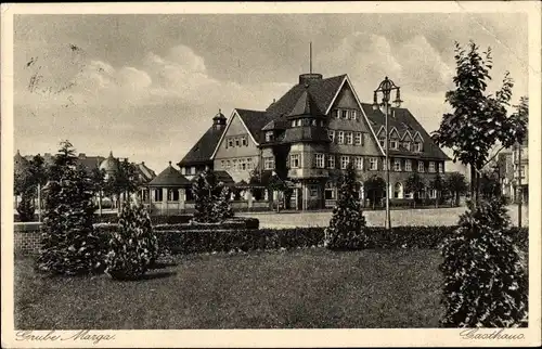 Ak Brieske Senftenberg Niederlausitz, Grube Marga, Gasthaus