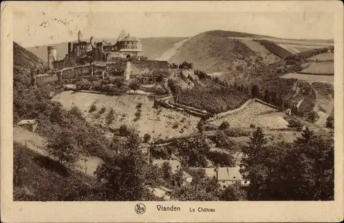 Ak Vianden Luxemburg, Le Château