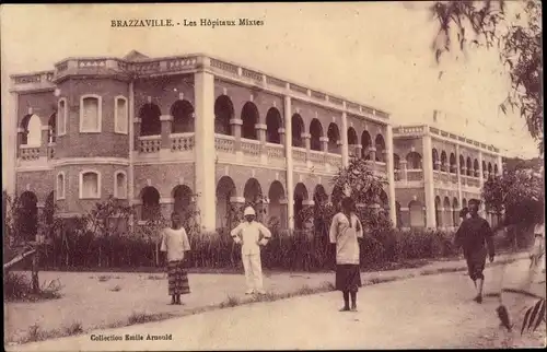 Ak Brazzaville Französisch Kongo, Les Hopitaux Mixtes