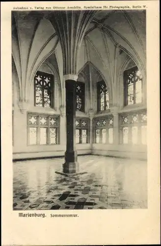 Ak Malbork Marienburg Westpreußen, Sommerremter