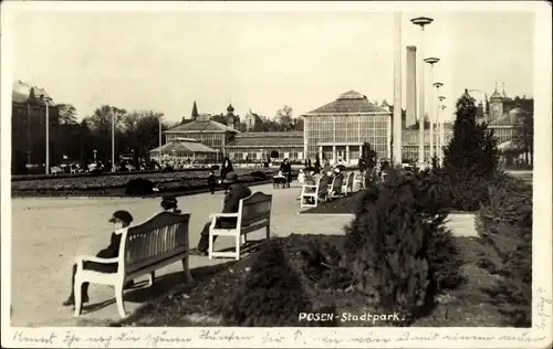 Ak Poznań Posen, Partie im Stadtpark