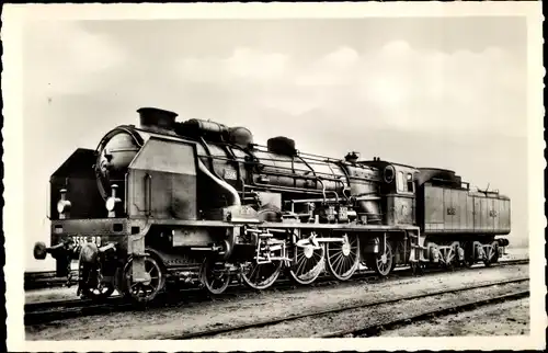 Ak Französische Eisenbahn, Chemin de Fer, PO, Locomotive 3566, Dampflok