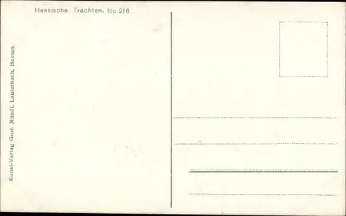 Ak Hessische Landestrachten, Paartanz, Schwälmer tanzende Paare